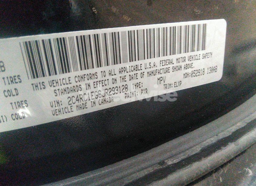 Photo 9 of 2018 Chrysler Pacifica TOURING L PLUS (VIN 2C4RC1EG6JR293128)