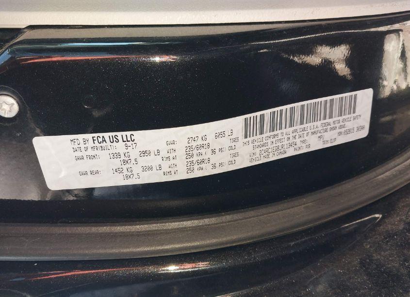 Photo 9 of 2018 Chrysler Pacifica TOURING L PLUS (VIN 2C4RC1EG8JR113454)