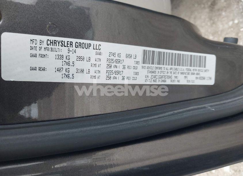 Photo 9 of 2015 Chrysler Town & COUNTRY LIMITED PLATINUM (VIN 2C4RC1GG0FR578945)