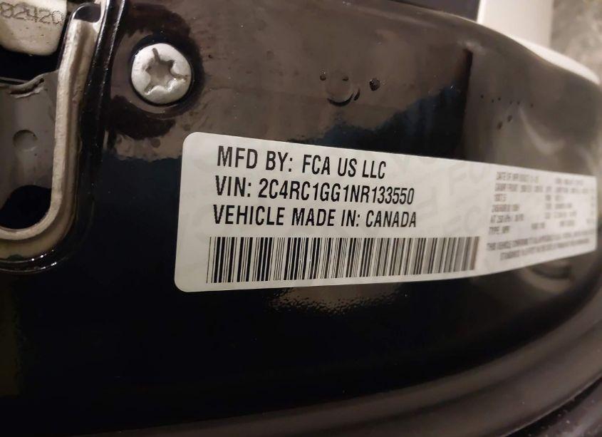 Photo 9 of 2022 Chrysler Pacifica LIMITED (VIN 2C4RC1GG1NR133550)