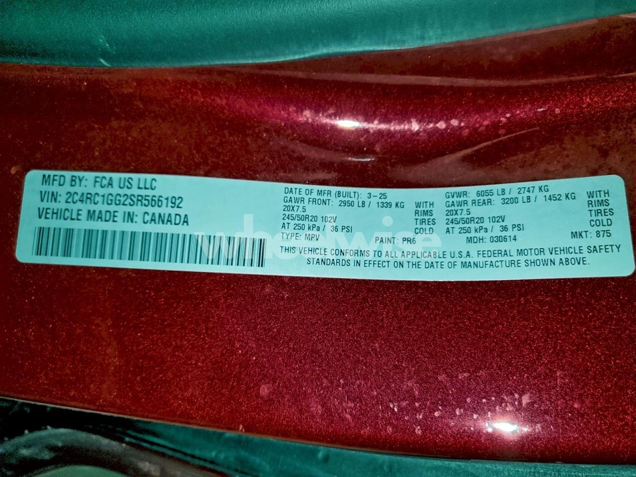 Photo 13 of 2025 CHRYSLER PACIFICA LIMITED (VIN 2C4RC1GG2SR566192)