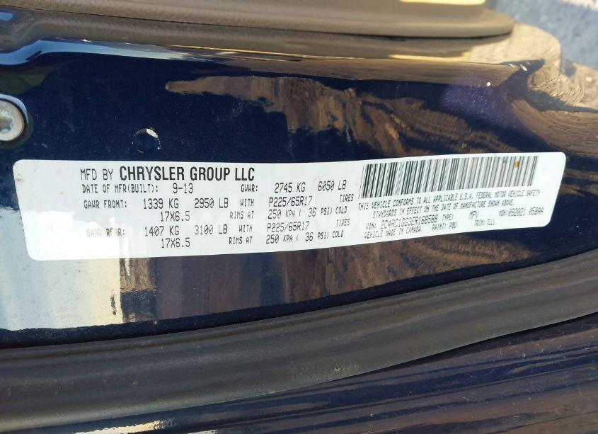Photo 9 of 2014 Chrysler Town & COUNTRY LIMITED (VIN 2C4RC1GG3ER168588)