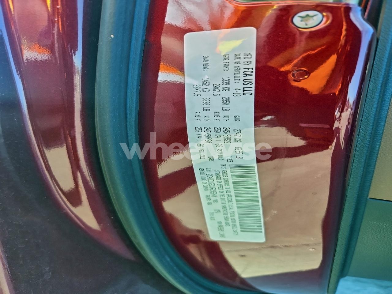 Photo 13 of 2018 CHRYSLER PACIFICA LIMITED (VIN 2C4RC1GG3JR295240)