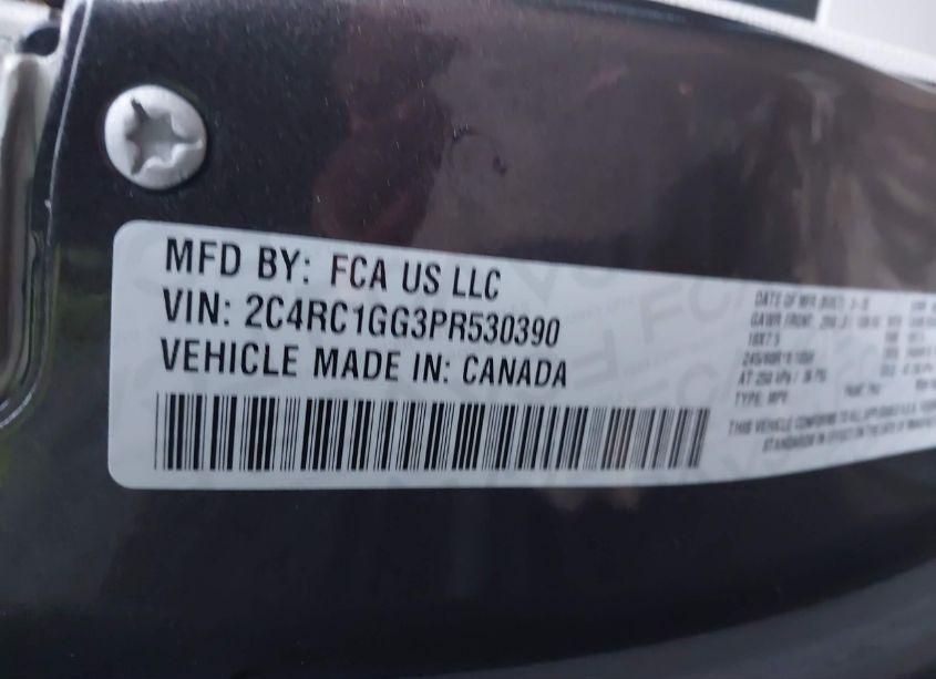 Photo 9 of 2023 Chrysler Pacifica LIMITED (VIN 2C4RC1GG3PR530390)