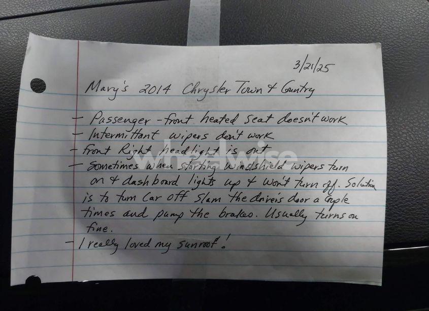 Photo 22 of 2014 Chrysler Town & COUNTRY LIMITED (VIN 2C4RC1GG7ER178802)