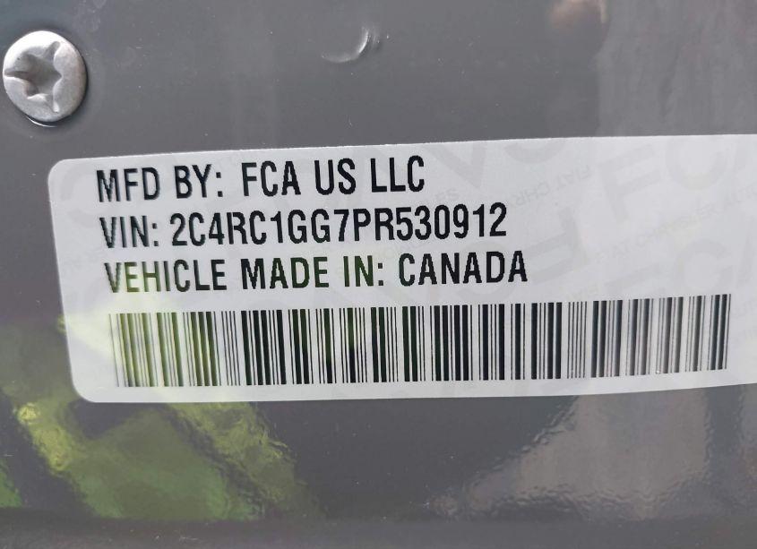 Photo 9 of 2023 Chrysler Pacifica LIMITED (VIN 2C4RC1GG7PR530912)