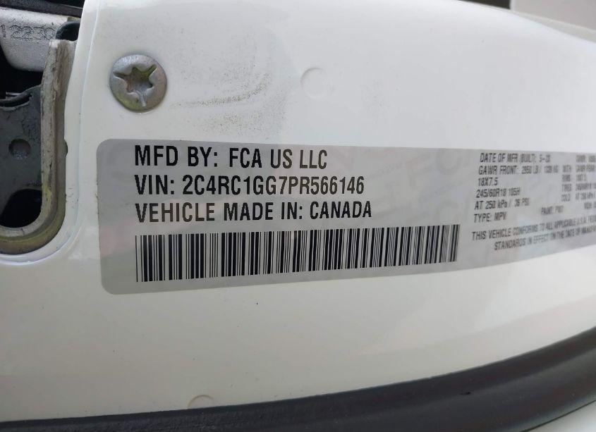 Photo 9 of 2023 Chrysler Pacifica LIMITED (VIN 2C4RC1GG7PR566146)