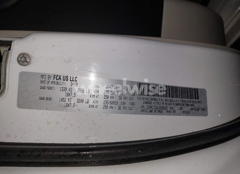 Photo 9 of 2018 Chrysler Pacifica LIMITED (VIN 2C4RC1GGXJR269167)