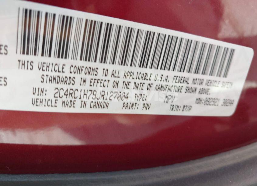 Photo 9 of 2018 Chrysler Pacifica HYBRID TOURING PLUS (VIN 2C4RC1H79JR127004)