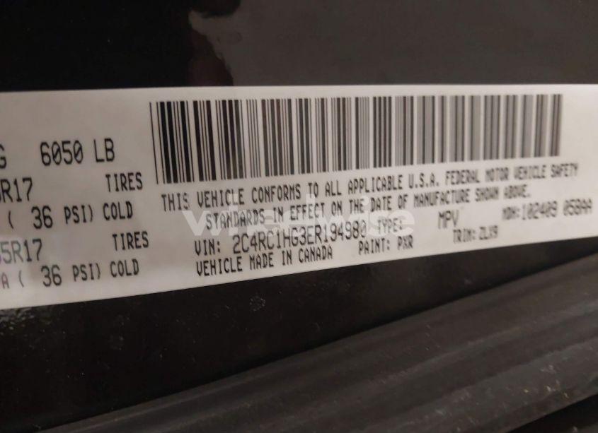 Photo 9 of 2014 Chrysler Town & COUNTRY S (VIN 2C4RC1HG3ER194980)