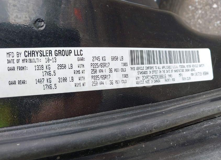 Photo 9 of 2014 Chrysler Town & COUNTRY S (VIN 2C4RC1HG7ER188616)