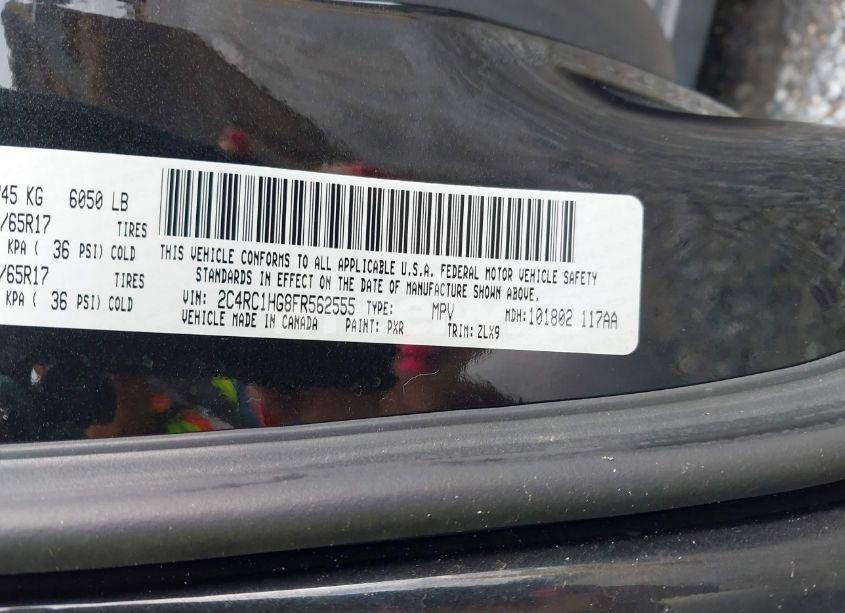 Photo 9 of 2015 Chrysler Town & COUNTRY S (VIN 2C4RC1HG8FR562555)