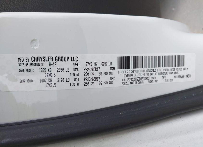 Photo 9 of 2013 Chrysler Town & COUNTRY S (VIN 2C4RC1HG9DR818313)