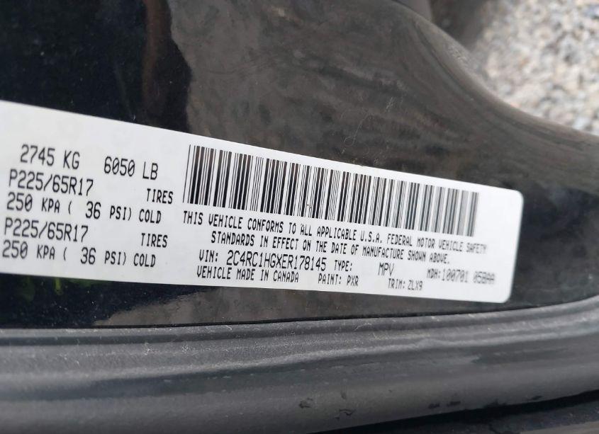 Photo 9 of 2014 Chrysler Town & COUNTRY S (VIN 2C4RC1HGXER178145)