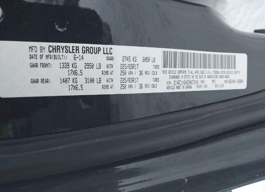 Photo 9 of 2014 Chrysler Town & COUNTRY S (VIN 2C4RC1HGXER467249)