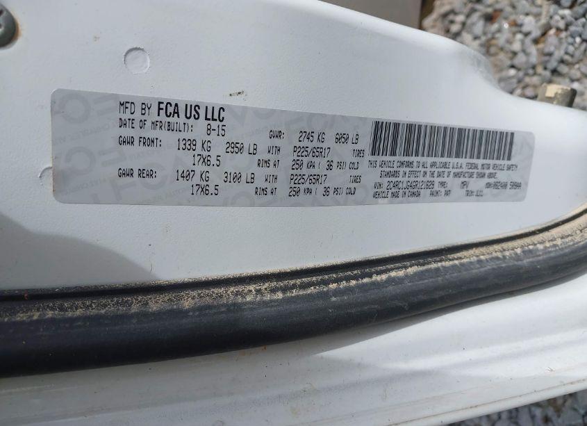 Photo 9 of 2016 Chrysler Town & COUNTRY LIMITED (VIN 2C4RC1JG4GR121629)