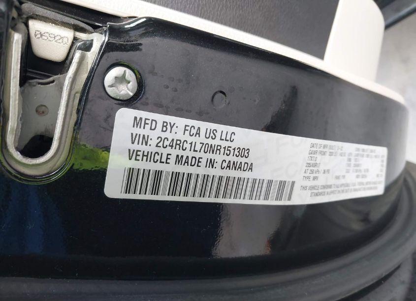 Photo 9 of 2022 Chrysler Pacifica HYBRID TOURING L (VIN 2C4RC1L70NR151303)