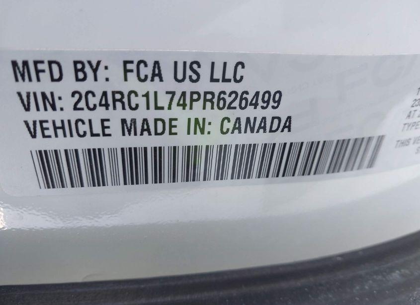 Photo 9 of 2023 Chrysler Pacifica HYBRID TOURING L (VIN 2C4RC1L74PR626499)