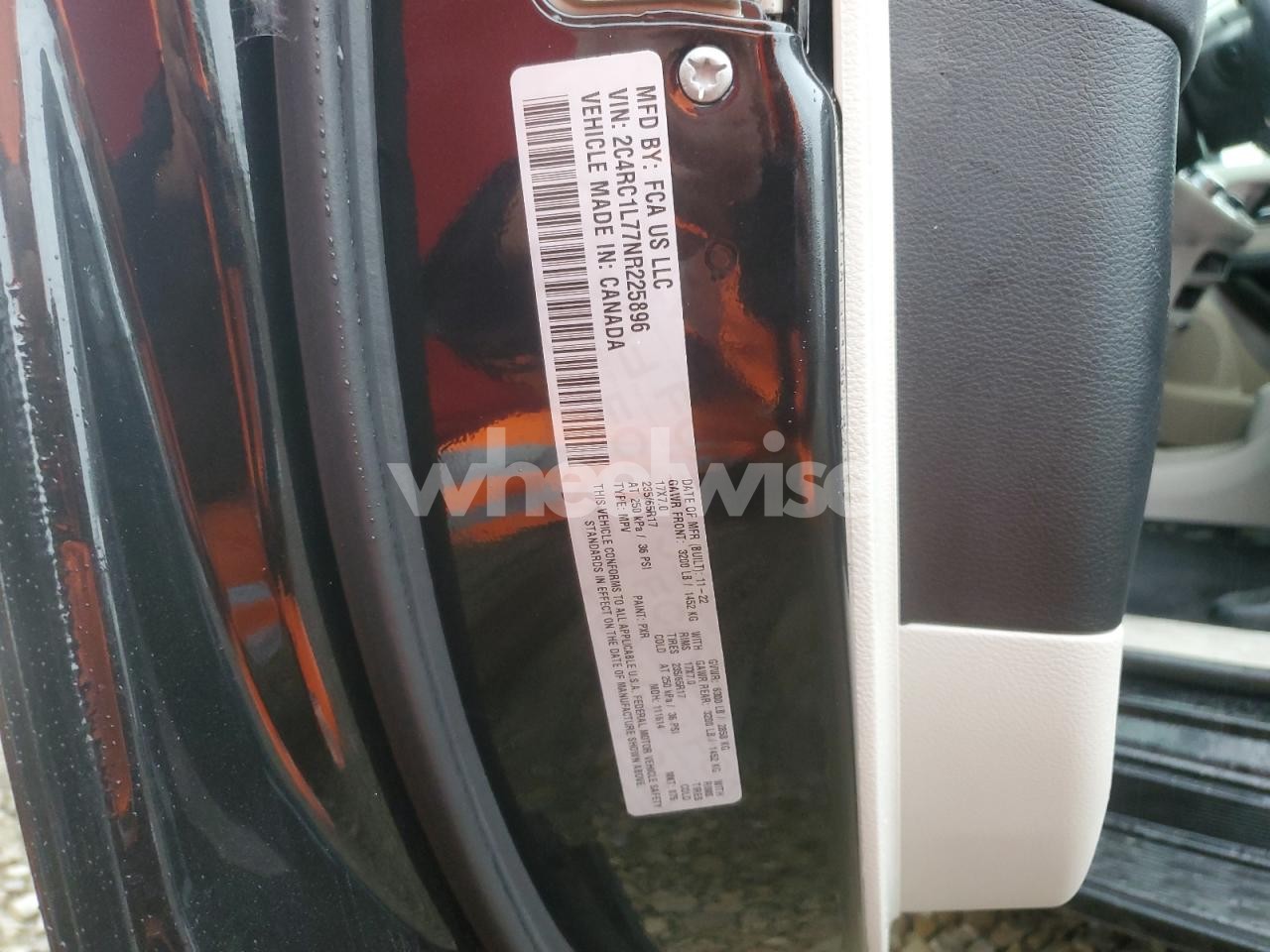 Photo 14 of 2022 CHRYSLER PACIFICA HYBRID TOURING L (VIN 2C4RC1L77NR225896)
