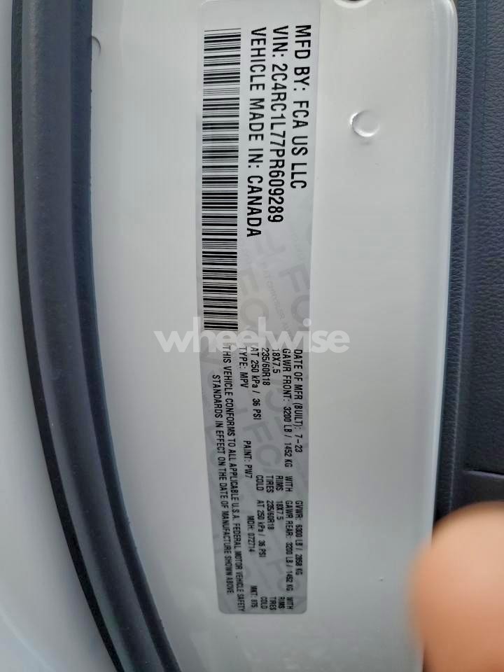 Photo 13 of 2023 CHRYSLER PACIFICA HYBRID TOURING L (VIN 2C4RC1L77PR609289)