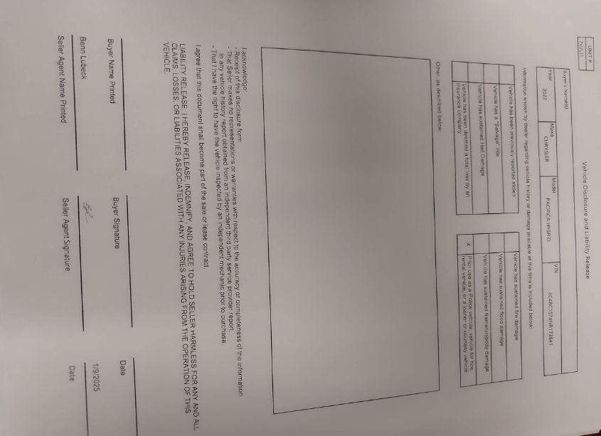 Photo 18 of 2022 Chrysler Pacifica HYBRID LIMITED (VIN 2C4RC1S74NR173841)