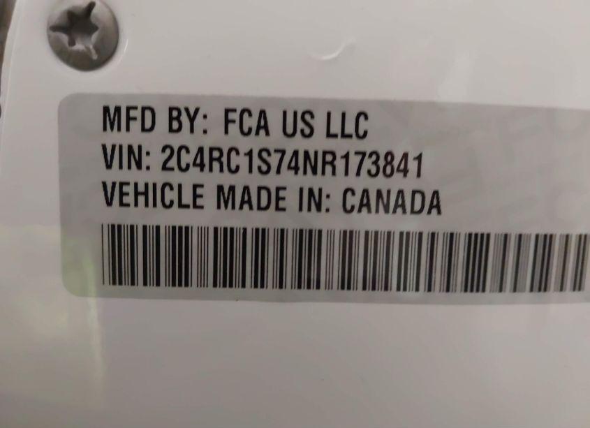 Photo 9 of 2022 Chrysler Pacifica HYBRID LIMITED (VIN 2C4RC1S74NR173841)