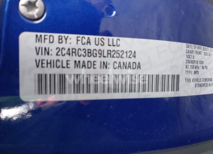 Photo 9 of 2020 Chrysler Pacifica AWD LAUNCH EDITION (VIN 2C4RC3BG9LR252124)