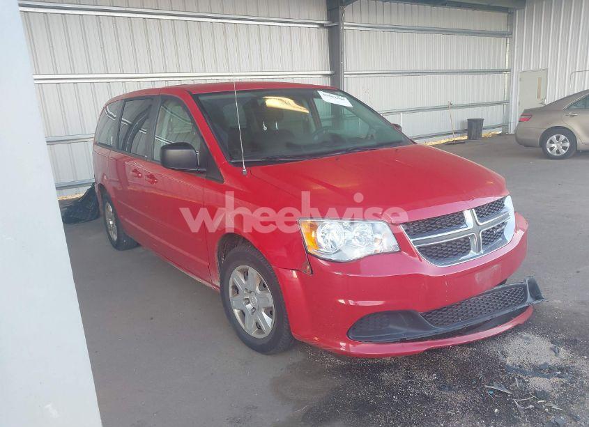 2012 Dodge Grand CARAVAN SE/AVP (VIN 2C4RDGBG0CR157374) main photo