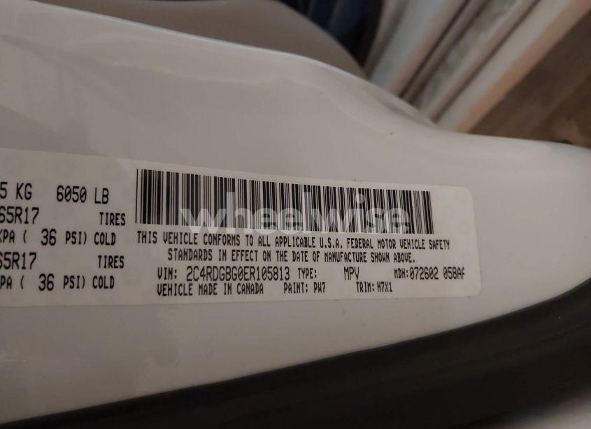 Photo 9 of 2014 Dodge Grand CARAVAN SE (VIN 2C4RDGBG0ER105813)