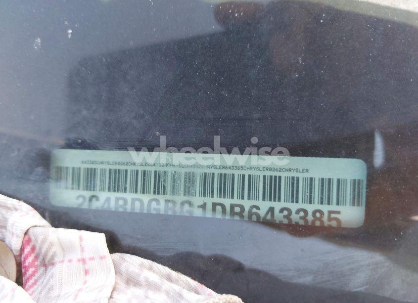 Photo 9 of 2013 Dodge Grand CARAVAN SE (VIN 2C4RDGBG1DR643385)