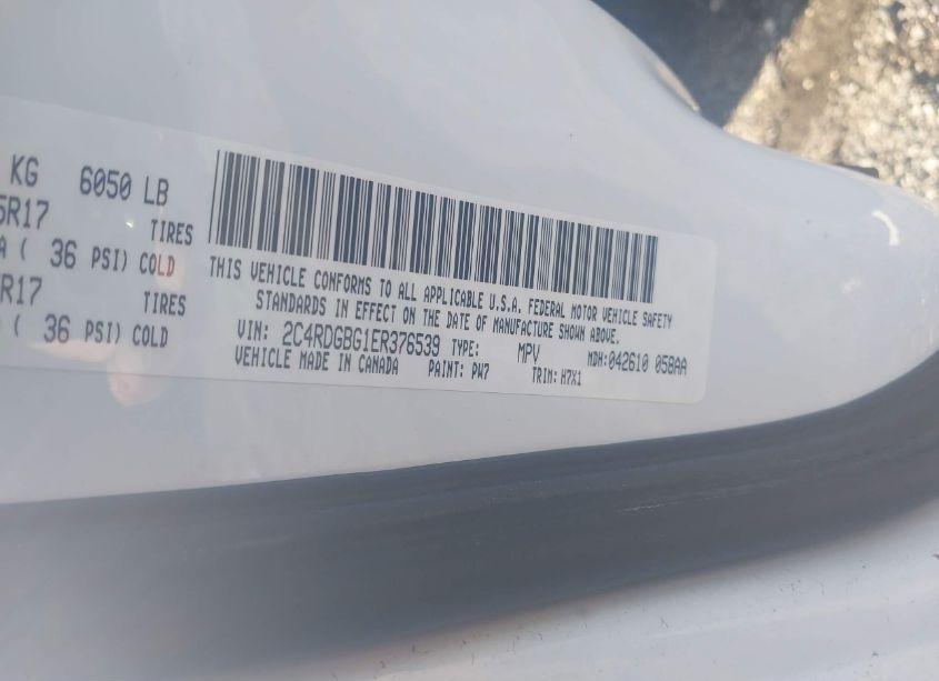 Photo 9 of 2014 Dodge Grand CARAVAN SE (VIN 2C4RDGBG1ER376539)