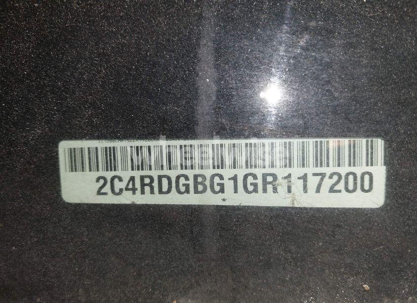 Photo 9 of 2016 Dodge Grand CARAVAN AMERICAN VALUE PKG (VIN 2C4RDGBG1GR117200)