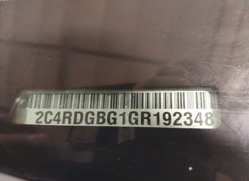 Photo 9 of 2016 Dodge Grand CARAVAN AMERICAN VALUE PKG (VIN 2C4RDGBG1GR192348)