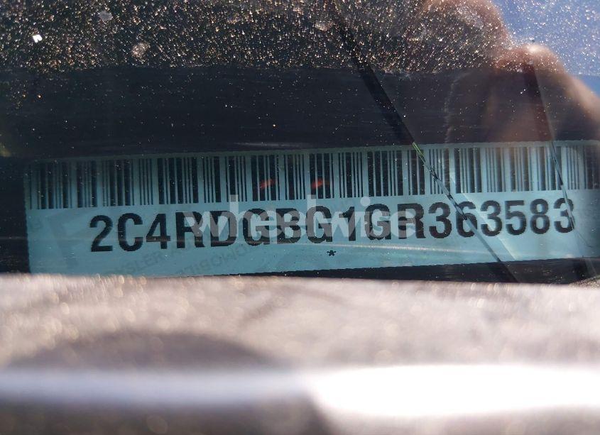 Photo 9 of 2016 Dodge Grand CARAVAN SE PLUS (VIN 2C4RDGBG1GR363583)