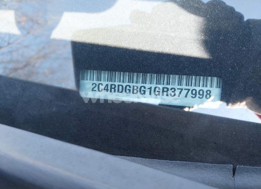 Photo 9 of 2016 Dodge Grand CARAVAN SE (VIN 2C4RDGBG1GR377998)