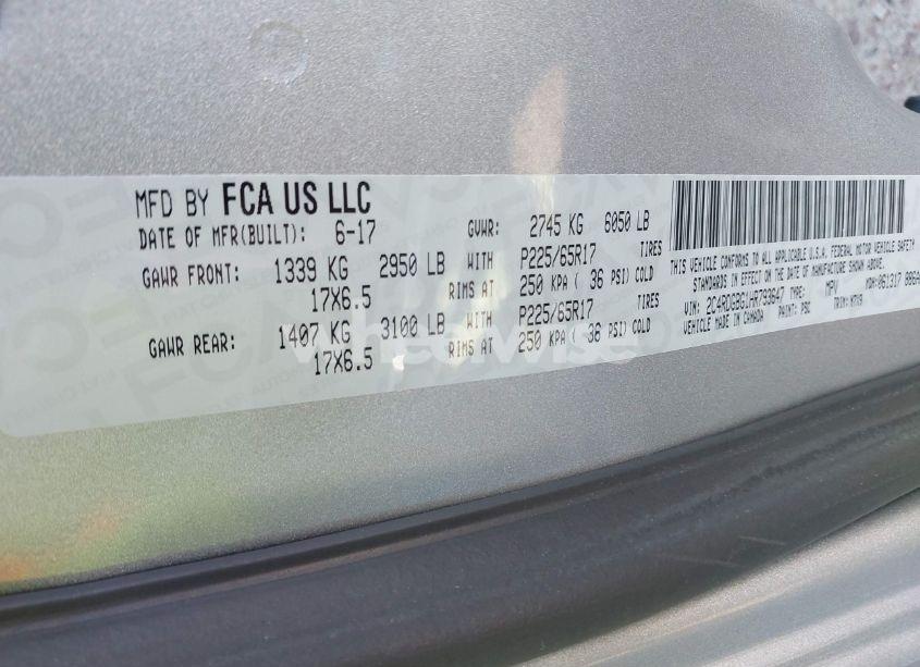 Photo 9 of 2017 Dodge Grand CARAVAN SE PLUS (VIN 2C4RDGBG1HR793647)