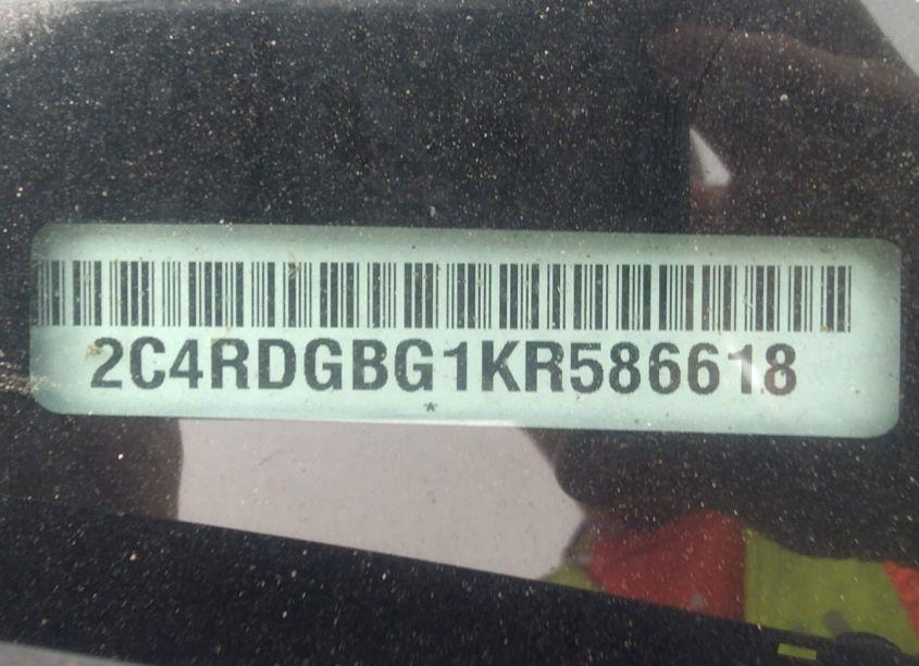 Photo 9 of 2019 Dodge Grand CARAVAN SE (VIN 2C4RDGBG1KR586618)