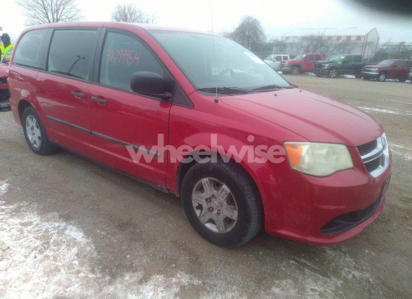 2012 Dodge Grand CARAVAN SE/AVP (VIN 2C4RDGBG2CR272607) main photo