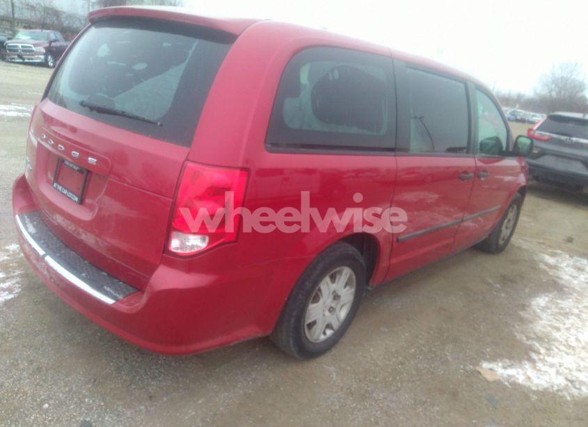 Photo 4 of 2012 Dodge Grand CARAVAN SE/AVP (VIN 2C4RDGBG2CR272607)