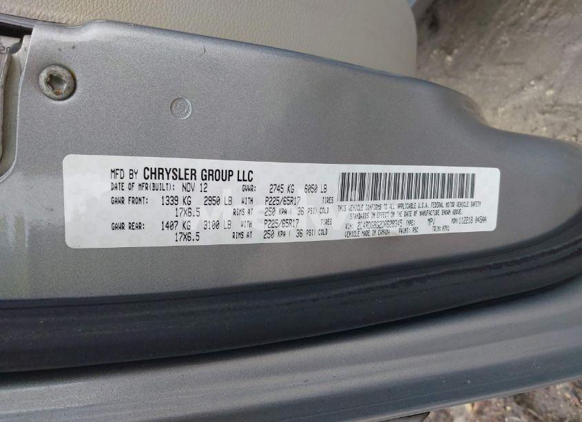 Photo 9 of 2013 Dodge Grand CARAVAN SE (VIN 2C4RDGBG2DR628345)