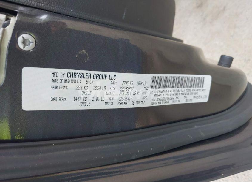 Photo 9 of 2015 Dodge Grand CARAVAN SE (VIN 2C4RDGBG2FR542844)