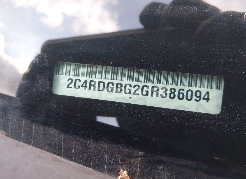 Photo 9 of 2016 Dodge Grand CARAVAN SE PLUS (VIN 2C4RDGBG2GR386094)