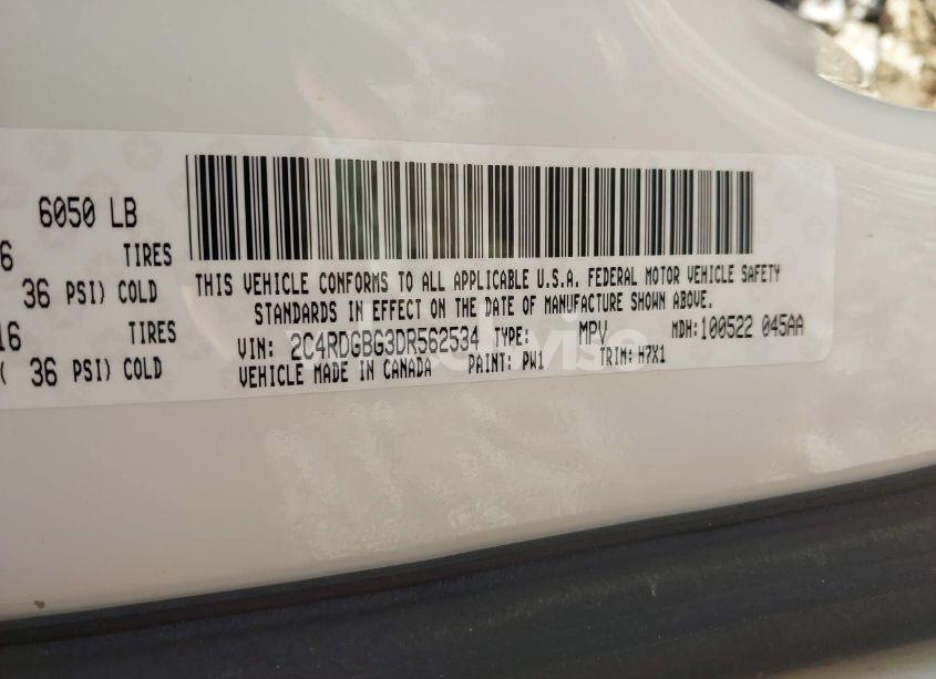 Photo 9 of 2013 Dodge Grand CARAVAN AMERICAN VALUE PKG (VIN 2C4RDGBG3DR562534)