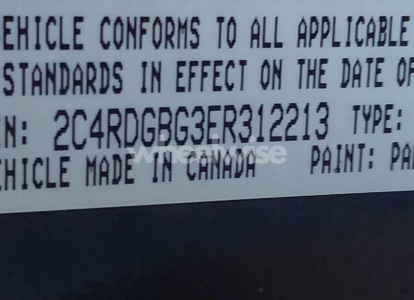 Photo 9 of 2014 Dodge Grand CARAVAN SE (VIN 2C4RDGBG3ER312213)