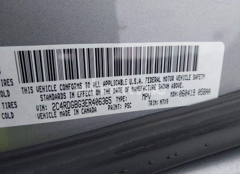 Photo 9 of 2014 Dodge Grand CARAVAN SE 30TH ANNIVERSARY (VIN 2C4RDGBG3ER406365)