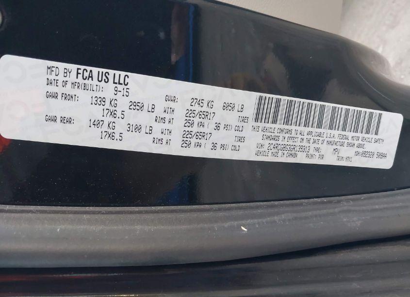 Photo 9 of 2016 Dodge Grand CARAVAN SE (VIN 2C4RDGBG3GR139313)