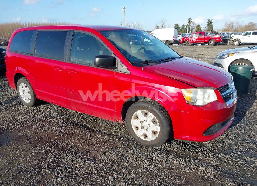 2012 Dodge Grand CARAVAN SE/AVP (VIN 2C4RDGBG4CR288095) main photo