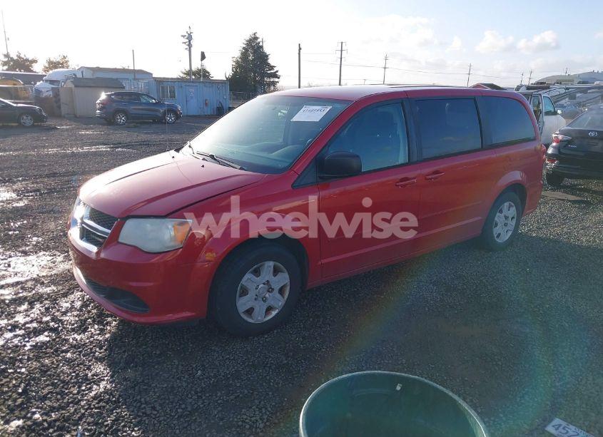 Photo 2 of 2012 Dodge Grand CARAVAN SE/AVP (VIN 2C4RDGBG4CR288095)