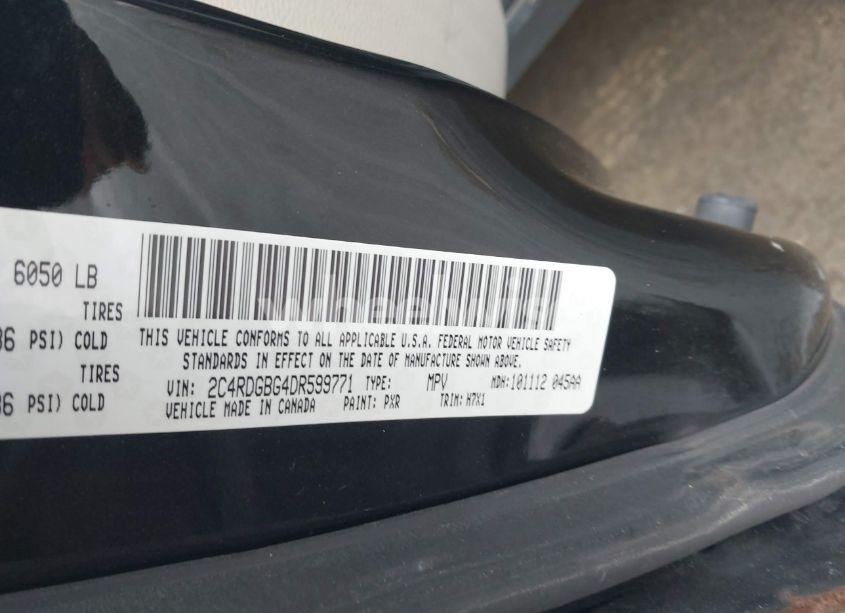 Photo 9 of 2013 Dodge Grand CARAVAN SE (VIN 2C4RDGBG4DR599771)