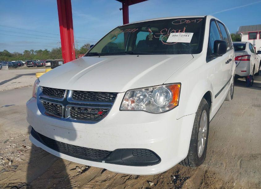 Photo 2 of 2016 Dodge Grand CARAVAN AMERICAN VALUE PKG (VIN 2C4RDGBG4GR176208)